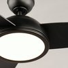 Maxim Lighting Cupola 52 Black LED Fan 88801BK